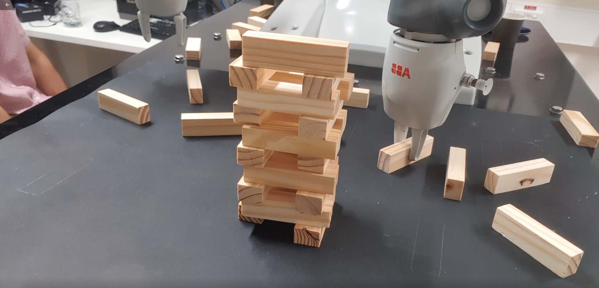 Tower constructed by the algorithm.